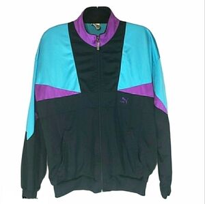 VINTAGE PUMA Track Zipup Jacket Size L